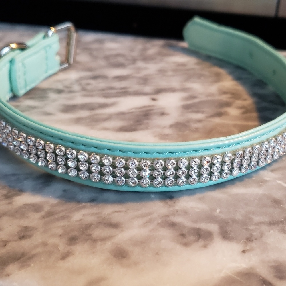 Bling small dog collar